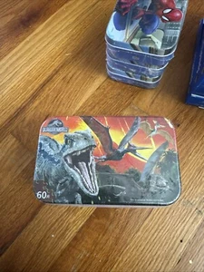 Jurassic Park Disney Cartoon All-Star Iron Box Puzzle Book - Picture 1 of 1