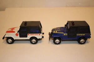 Jeep Ambulance & Jeep 911 Rescue Friction Powered - Picture 1 of 6