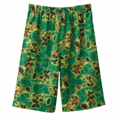 NWT ☀TEENAGE MUTANT NINJA TURTLES☀ Sz 6/8 Pajamas Lounge Shorts NEW Boys - Image 1 of 2
