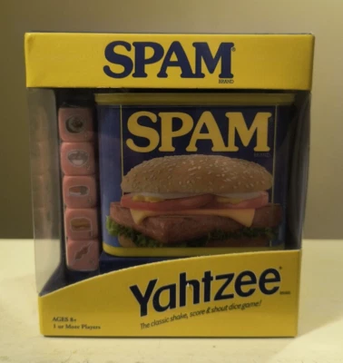 USAopoly/Hasbro: Yahtzee SPAM Dice Game - New Sealed NIB - Image 1 of 4