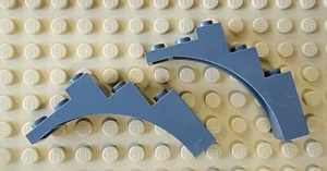 LEGO: 76768 Arch Irregular Bow Reinforced Underside, DARK BLUISH GRAY, 2 pcs - Picture 1 of 1