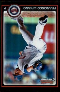 Francisco Liriano Card 2010 Bowman Chrome Refractors #106