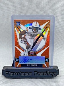 Seth Williams 2021 Leaf Valiant Ornage Rookie Autograph Denver Broncos 38/50 - Bild 1 von 2