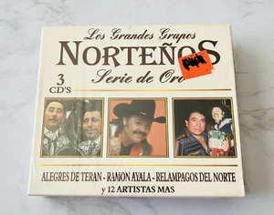 Los Grandes Grupos Norteños Serie De Oro 3 CD Box Set SEALED HECHO EN MEXICO NEW - Picture 1 of 4