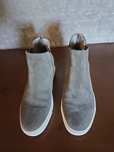 INC International Concepts Women's Tayla Suede Low Top Slip On, Grey, Size 7.5 M - Imagen 1 de 7