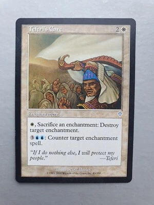 Teferi's Care , MTG Invasion (2000). Uncommon White Enchantment NM - Image 1 of 2