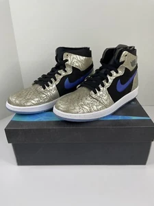 Nike Air Jordan 1 High Zoom Air CMFT Gold Laser DQ0659-700 Size M8/W9.5 - Picture 1 of 11