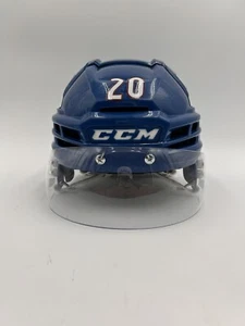 Game Used Home Colorado Avalanche 2023/24 Playoff Helmet Ross Colton - Picture 1 of 4