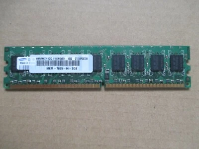 MEM-7825-I4-2GB (2 X 1GB Samsung M391T2953EZ3 - CF7) Server Memory - Image 1 of 2