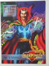1995 MARVEL OVERPOWER - OP INAUG - INFINITY GAUNTLET - MISSION CARD - ( 1 OF 7 )