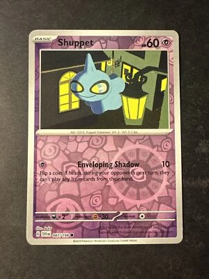 Reverse Holo Foil Shuppet 87 /198 Scarlet & Violet Pokemon 2023 Holographic - Image 1 of 2