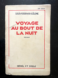 VOYAGE AU BOUT DE LA NUIT - LOUIS-FERDINAND CÉLINE - DENOËL ET STEELE -  1932
