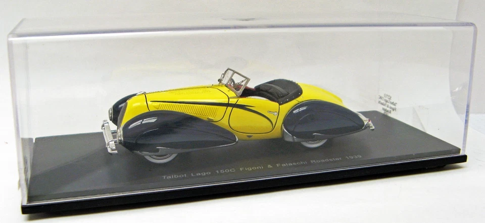 Rare 1939 Talbot Lago 150C Figoni & Falaschi Roadster 1/43 Spark S2711 MB - Image 1 of 3