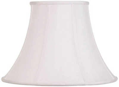 Lámpara Campana Grande Blanca Pantalla 9" Superior x 18" Bot. Repuesto x 12,5" Alto (Araña) Foto 1 de 4