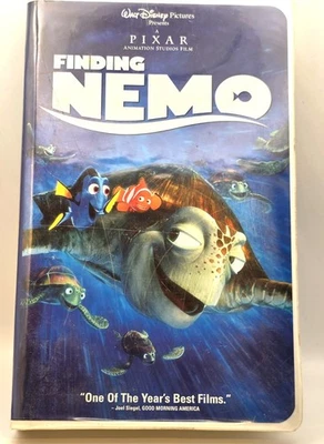 Finding Nemo VHS — Walt Disney Pixar Animated Classic Video Tested - Imagem 1 de 3