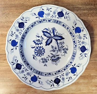 Form Marienbad Ingres Weiss Servierplatte und andere Teile Zwiebelmuster - Bild 1 von 4