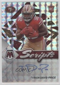 2022 Panini Mosaic Rookie Scripts Tyrion Davis-Price #RS-TDP Auto RC - Picture 1 of 1