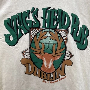 Vintage Stag’s Head Pub Dublin Single Stitch T-Shirt XL - Bild 1 von 6