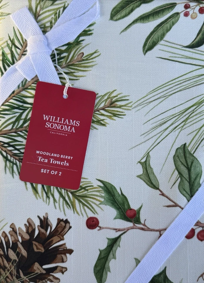 Williams-Sonoma Woodland Berry Towels Set/2 - Image 1 of 1
