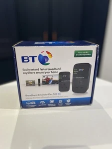 BT Broadband Network Extender Flex 500 Kit with 2 x Ethernet Cables - Bild 1 von 6