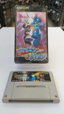 [Boxed] Rockman & Forte / Mega Man & Bass Nintendo SuperFamicom SFC from Japan - Image 1 of 4