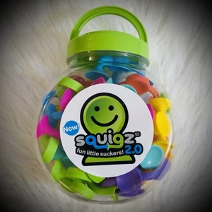 Fat Brain Toys Squigz 2.0 Set - 36 Piece Suction Sensory Toys - Picture 1 of 5