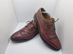 Herren Alfred Sargent Braun Leder Derby Halbschuhe Schuhe UK 10 Hergestellt in England - Bild 1 von 10