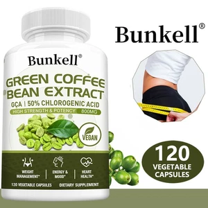 Green Coffee Bean Extract, Balances Weight and Energy Levels, Fat Burning - Picture 1 of 10