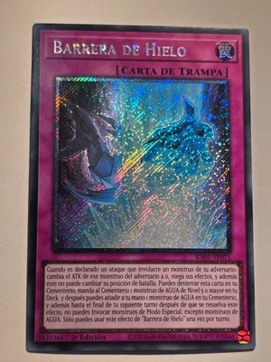 Ice Barrier (V.4 - Platinum Secret Rare)●YUGIOH●RA01●SPANISH●NM●35407 - Image 1 of 2
