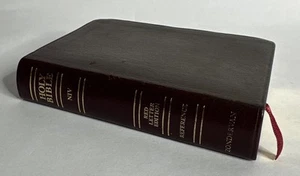Vintage NIV Holy Bible Red Letter Edition Brown Bonded Leather Zondervan (1986) - Picture 1 of 7