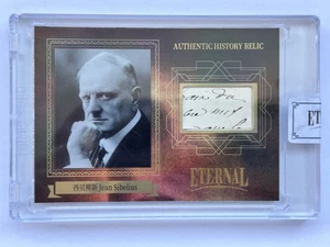 2024 Eternal Cuts World Celebrities Jean Sibelius Authentic History Relic /99 - Picture 1 of 2