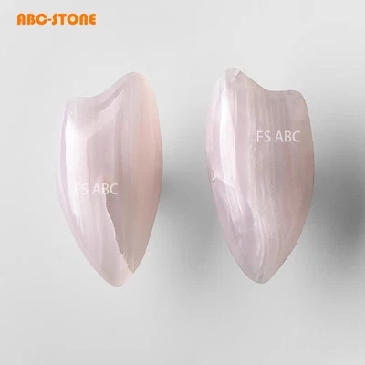 Natural marble door handles, suitable for glass doors, entry doors, wooden doors - Image 1 of 4