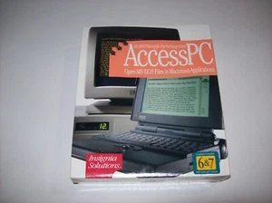 Access PC Ver 2.0 MS-DOS Macintosh Utility Scambio File SIGILLATO Software Vintage - Foto 1 di 10