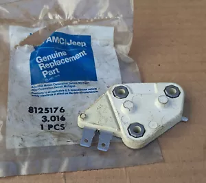 1981-1990 Jeep CJ5 CJ7 Wagoneer Cherokee NOS AMC Alternator VOLTAGE REGULATOR - Picture 1 of 2