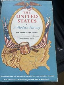 The United States A Modern History Foster Rhea Dulles 1959 Box Set 2 Volumes