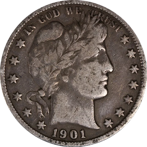 1901-P Barber Half Dollar Great Deals From The Executive Coin Company Cover