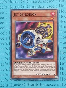 LED6-EN030 Jet Synchron Yu-Gi-Oh Card (Unl) New - Picture 1 of 3