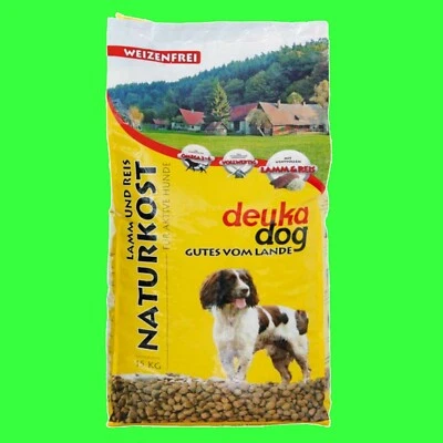 Deuka Dog Naturkost 2 x 15 kg Lamm & Reis Hundefutter Weizenfrei