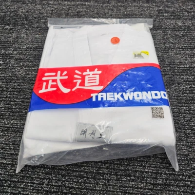( QTY 2 ) Taekwondo White Uniform Outfit Top and Pants Sash 3/170 - Image 1 of 4