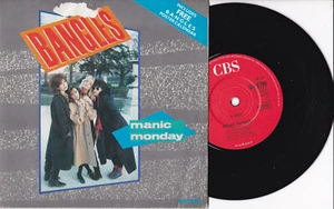 Bangles -Manic Monday / In A Different Light- 7" 45 Postercover, UK 1985 - Picture 1 of 1