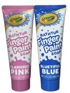 Crayola Sapone Lavabile Pittura Dita Lotto di 2 NUOVO - Foto 1 di 2