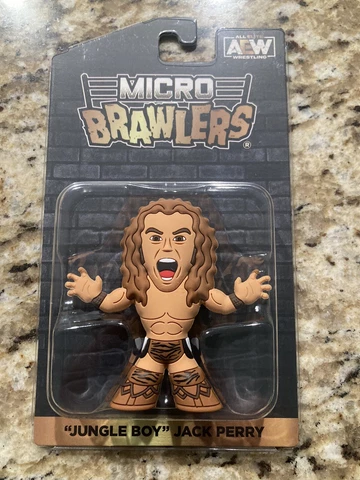 AEW Jungle Boy Jack Perry Micro Brawler All Elite Crate Pro Wrestling Figure Cover