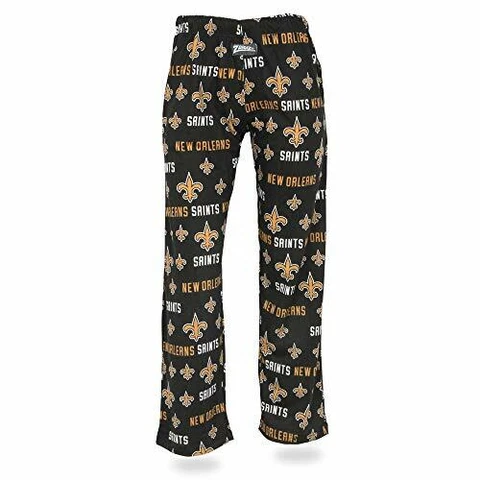 Zubaz NFL Women's New Orleans Saints Comfy Lounge Pants, Black Cover