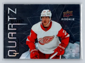 2021-22 Upper Deck Allure #AQ-LR Lucas Raymond (RC) -Quartz Insert-Red Wings - Picture 1 of 2
