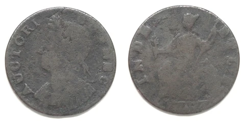 X4563  1786 Connecticut Colonial Cent, Bust Left, Good, Miller 5.4 - G URS 11 Cover