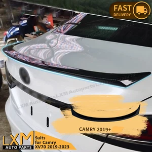 Gloss Black Rear Boot Spoiler Wing for Toyota Camry XV70 2018-2020 SL SX Ascent - Picture 1 of 10