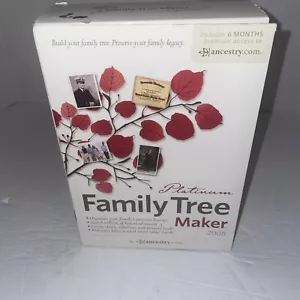 Family Tree Maker Platinum 2008 PC CD-ROM Software Ancestry Genealogy $406Value - Picture 1 of 11