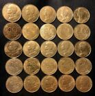 OLD France Coin Lot - 25 Coins - 5/10/20 Centimes - Your Choice - FREE SHIPPING