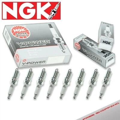 Juego de 8 bujías NGK V-Power 2004-2005 Pontiac Bonneville 4,6 L V8 Foto 1 de 4