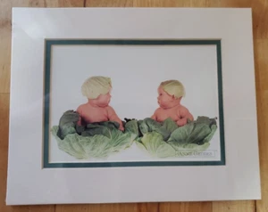 Cabbages Matted Litho (Babies) by Anne Geddes - 8 x 10 - Picture 1 of 4